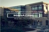 SIS Undergraduate Council Magazine (Issue One- November 2014)