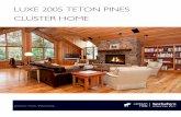 (SOLD IN 2015 )  Luxe Teton Pines Country Club Neighborhood Home For Sale in Jackson Hole Wyoming