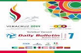 Bulletin no 7 final volleyball men´s xxii central american and caribbean games veracruz 2014