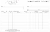 Fillable customer purchase order form