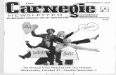 November 1, 2010, carnegie newsletter
