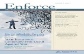 Enforce: The Insurance Policy Enforcement Journal (Volume 12 | Issue 1)