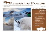 Preserve Post - Winter Edition - 2014