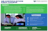 HR Certification Exam Prep Course
