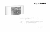 Mi uponor wireless thermostat user guide 1071737 03 2014