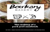 Beerkary Bakery - Making of a pork sandwich
