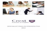 Crest Schools Specialist English Brochure