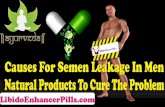 Causes For Semen Leakage In Men, Natural Products To Cure The Problem