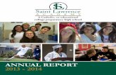 Saint Lawrence Academy Annual Report 2013 - 2014