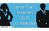 Career fair and Achievers 2015 OC application