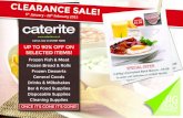 Caterite Clearance Sale 2015