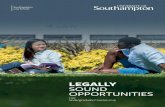 University of Southampton Undergraduate Law brochure 2015