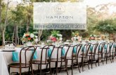 Hampton Event Hire | Hire Catalogue 2015