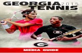 2014-15 UGA Men's Tennis Media Guide