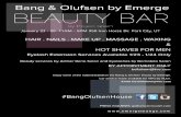 Bang & Olufsen by Emerge Beauty Bar 2015 Park City UT RSVP