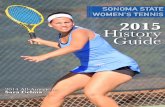 Sonoma State Women's Tennis History Guide