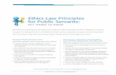 Ethics Law Principles for Public Servants: Key Things to Know