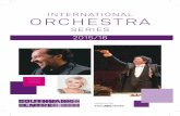 International Orchestra Series 2015/16