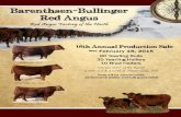 Barenthsen-Bullinger Red Angus - 16th Annual Production Sale