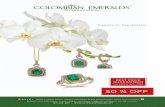 Colombian Emeralds - Catalog 50% OFF