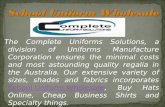Complete Range of Uniforms Suppliers in Australia