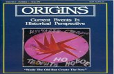 Origins - Vol. I, No. 1, May 1993