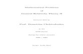 ɷMathematical Problems of General Relativity Theory II