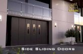 Side sliding doors