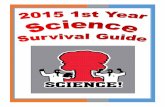 2015 1st Year Science Survival Guide