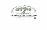 Community Development Leadership Program