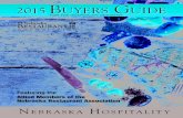 2015 Nebraska Restaurant Association Buyer's Guide
