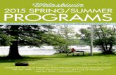 Wetaskiwin 2015 Spring/Summer Programs