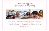One of a kind villas ibiza holiday habits survey report