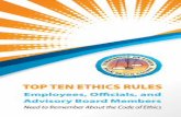 Commission on Ethics Pocket Card