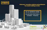 MIPIM 2015 INOVATION FORUM with Architecture cafe