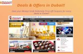 Deals & offers in dubai!!