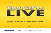SportsPro Live - Event guide 2015