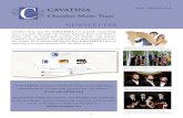 CAVATINA Annual Newsletter · February 2014