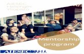 AIESEC HY Mentorship program booklet