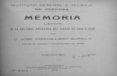 1909 Instituto General y Técnico... Memoria curso 1908-09