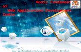 Basic fundamentals of web application development