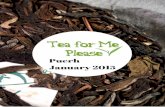 Tea for Me Please Quarterly: January 2015 - Puerh
