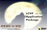 Aiesec in soc 15 16 lc application package