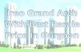 Ireo grand arch with best resale price in gurgaon