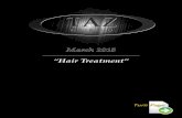 "Hair Treatment" March issue - TAZ Hair