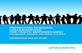Promoting Regional Collaboration for Youth Empowerment, Livingstone Youth Conference Report