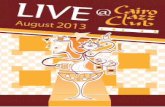 Cairo Jazz Club August Guide 2013