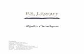 P.S. Literary Agency Rights Catalogue Fall 2011