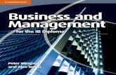 Business and Management for the IB Diploma