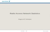 Radio Access Network Statistics